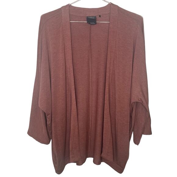 PRANA foundation munra wrap atheletic wrap jacket top cardigan pink small - Picture 1 of 3